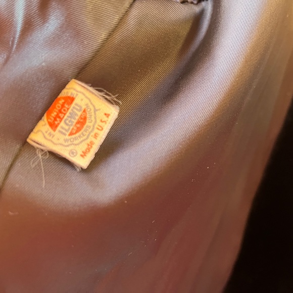 VINTAGE DUBROWSKY & PERLBINDER Black faux fur coat with ILGWU tag inside - Picture 3 of 13